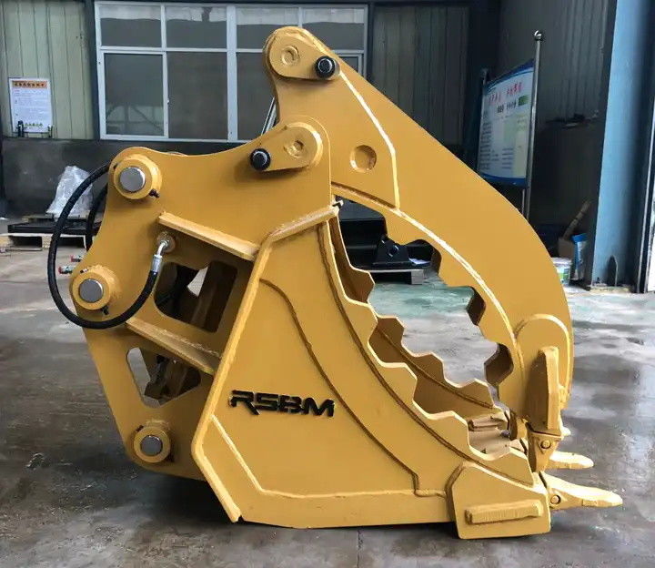 Wiadro do łapania drewna do koparki 1-50 tony 2500 mm Maksymalne otwarcie szczęki