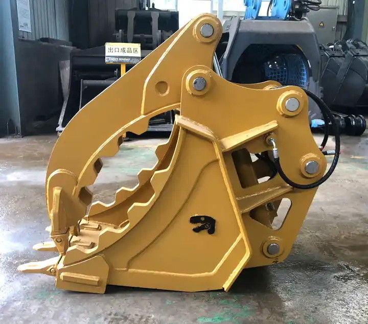 Wiadro do łapania drewna do koparki 1-50 tony 2500 mm Maksymalne otwarcie szczęki