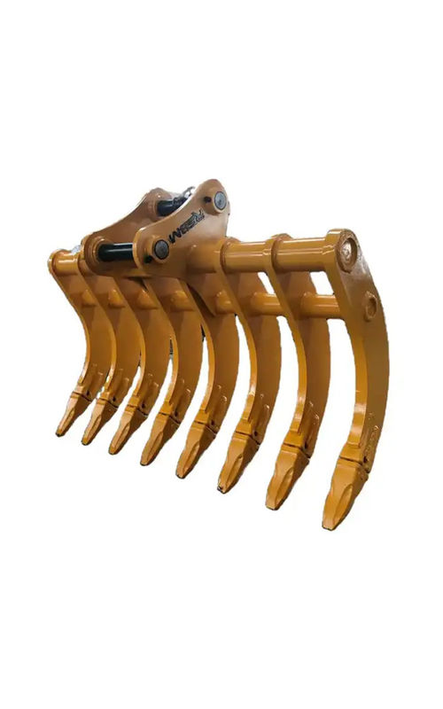 Ciężkoodpowiedzialne stalowe koparki Rake Root Rake Excavator Rake Attachment do usuwania korzeni